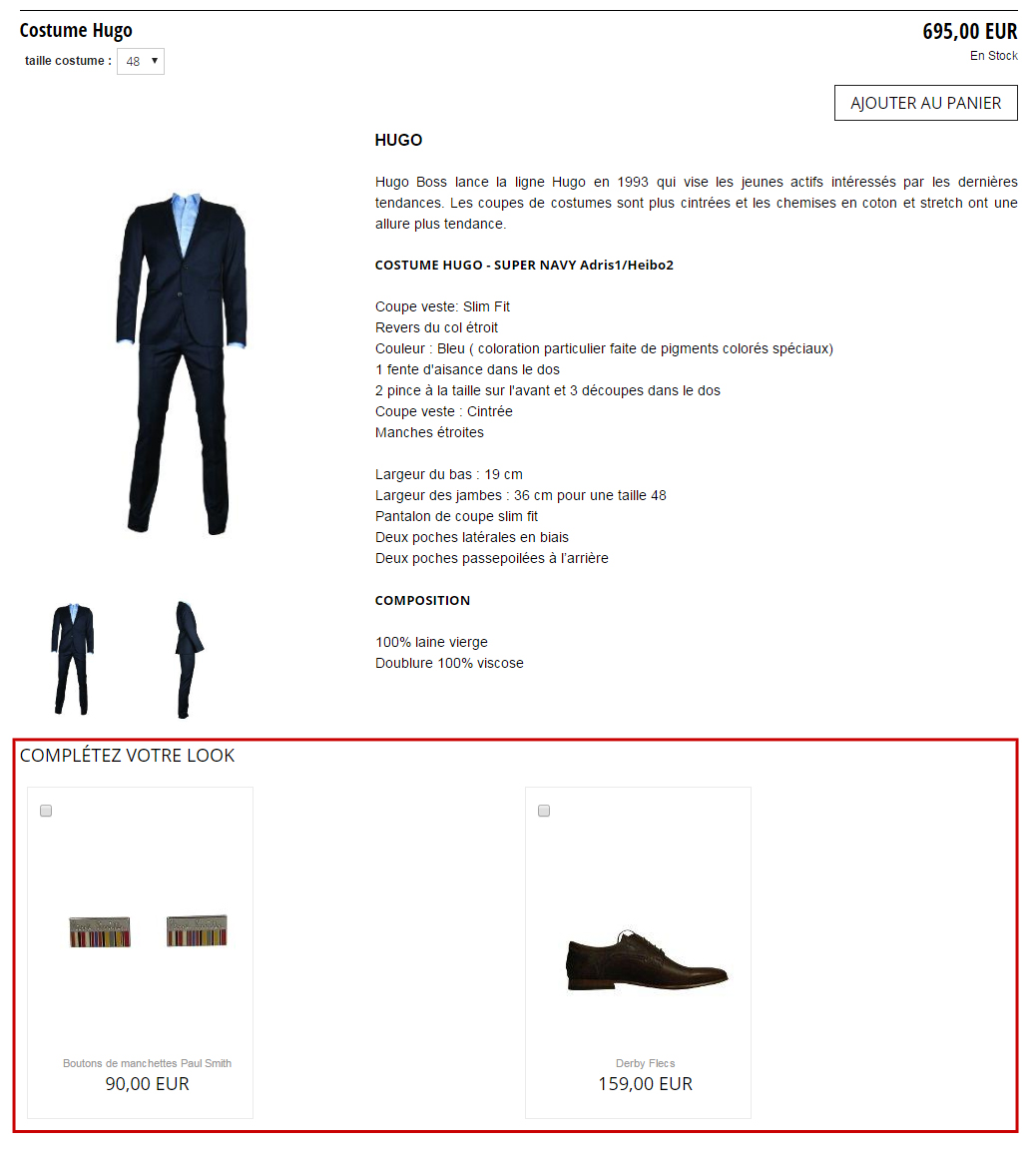 Exemple de cross-selling